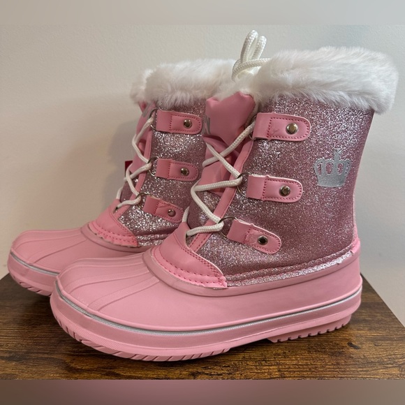 Juicy Couture Girls JJK ESCALON Pink Boots . NWT/box Size Big girl 6 - Picture 1 of 5